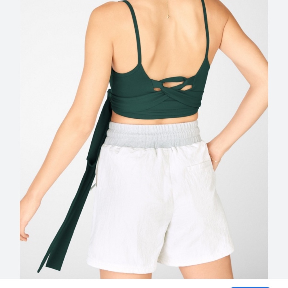 Fabletics Dark Green Sports Bra Nola Sport Bra Great Condition Small Athleisure